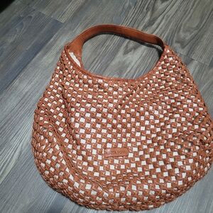 MARTA PONTI PORTUGAL-PRISTINE  Leather Tote Bag Hand Woven HAND MADE